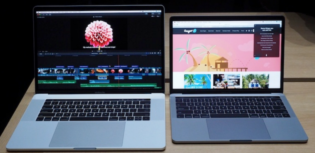 mac vs PC computers side by side