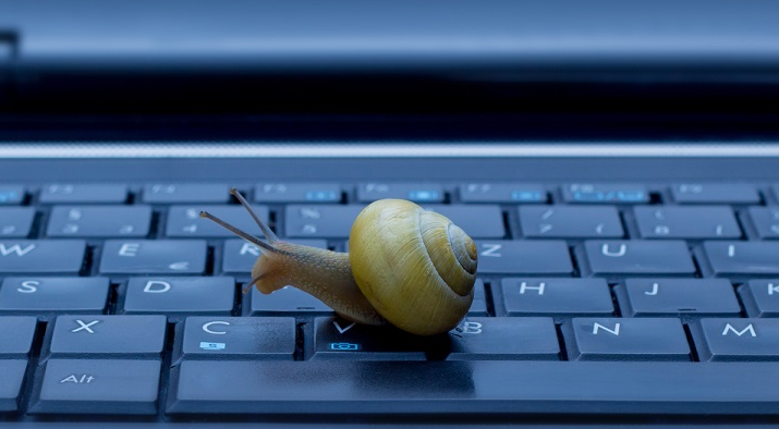 Slow PC snail on keyboard