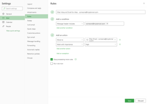 Outlook Web Access Creation Of Alias Rule